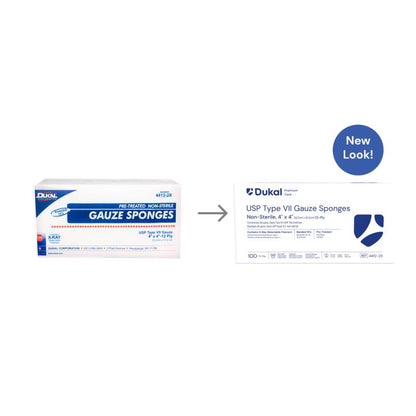 Dukal Premium Care X-Ray Detectable Gauze Sponges 12-Ply 4 inch x 4 inch medical supply