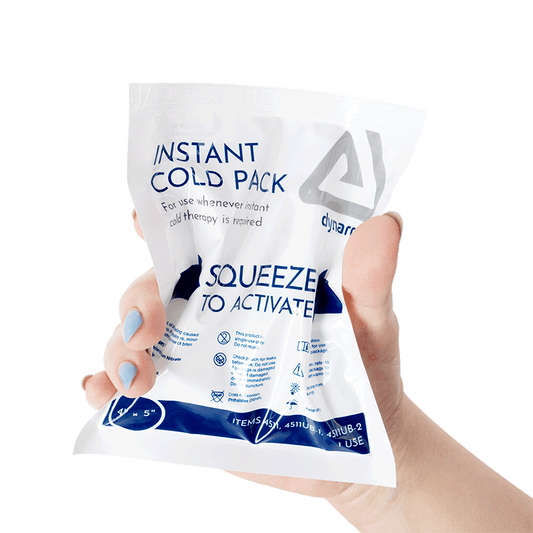 DynaSafety Instant Cold Pack 4" x 5" Case of 72 medical supply