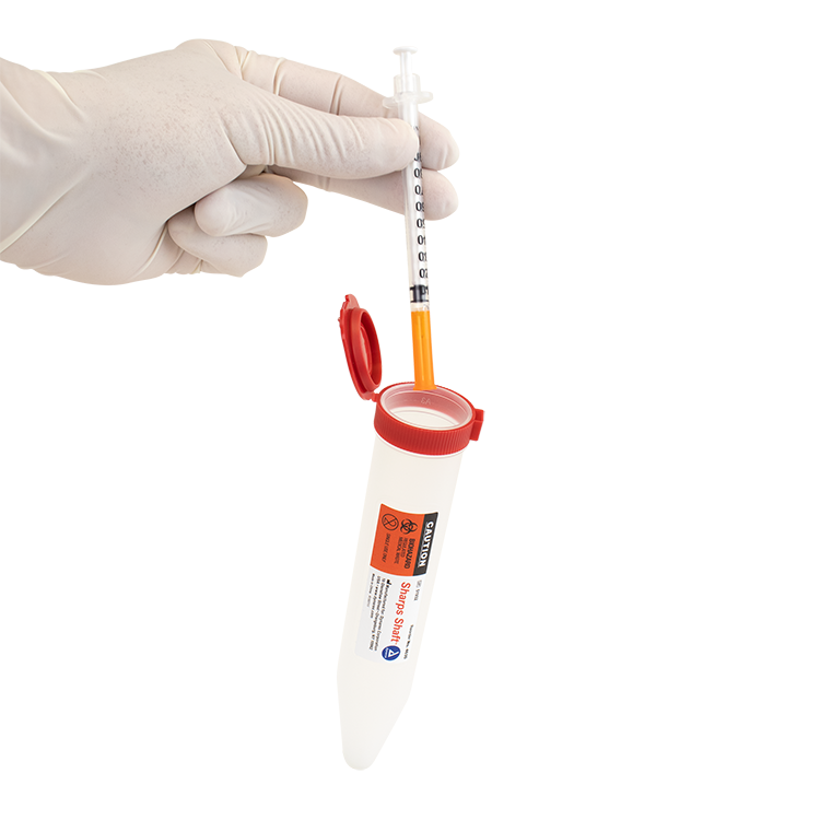 Dynarex Sharps Shaft Disposal Device Case of 24 medical supply