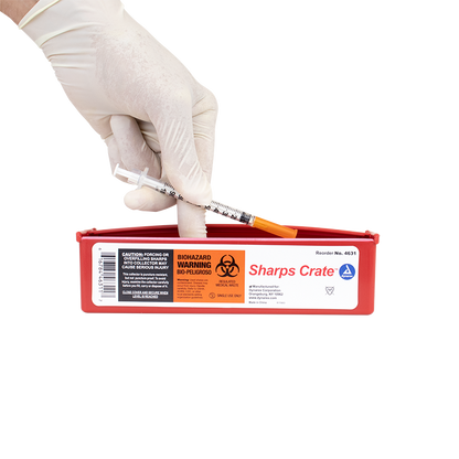 Dynarex Sharps Crate Case of 40 medical supply