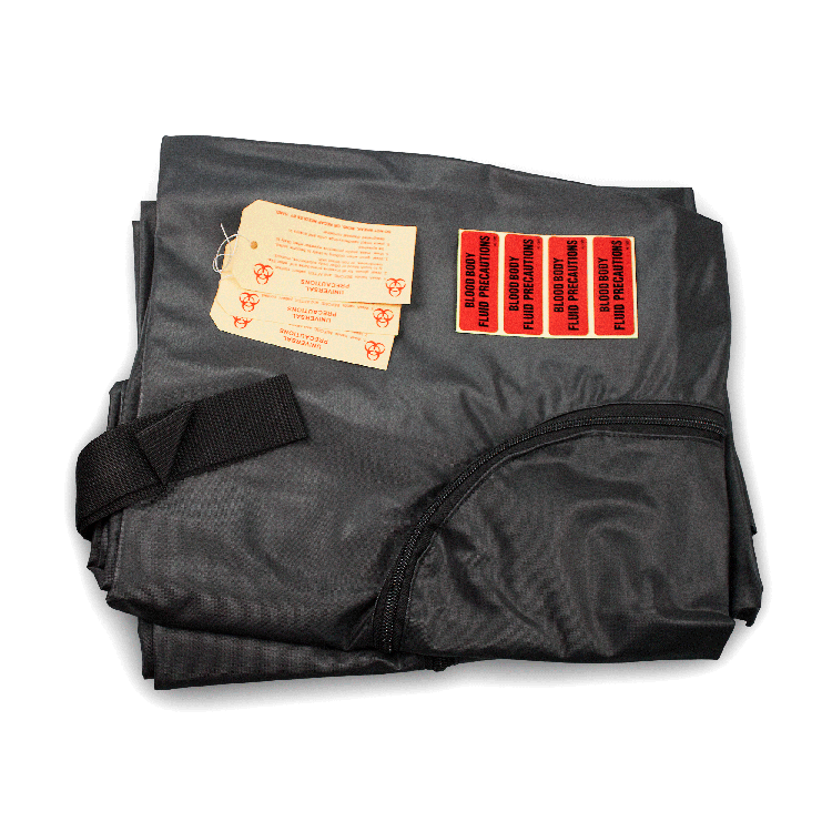 Dynarex Heavy Duty Body Bag Kit Black Case of 10 medical supply