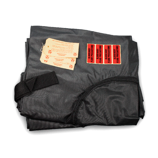 Dynarex Heavy Duty Body Bag Kit Black Case of 10 medical supply