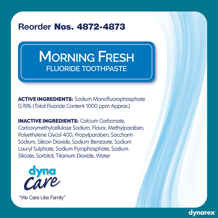 dynaCare Toothpaste 1.5 oz Tube Case of 144 medical supply