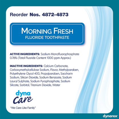 dynaCare Toothpaste 1.5 oz Tube Case of 144 medical supply