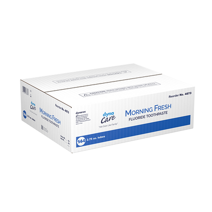 dynaCare Morning Fresh Mint Toothpaste with Fluoride 2.75 oz Tube Case of 144 medical supply