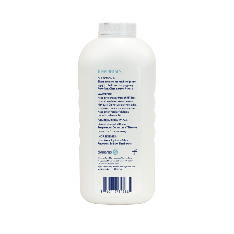Baby Powder (Talc-Free), 14 oz, Case of 48 (4875-CS), medical supply