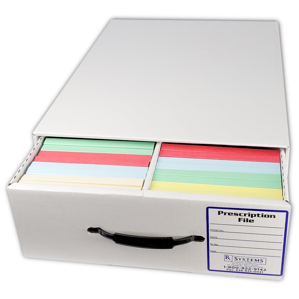 Rx Systems File Storage Drawers Pack of 4 medical supply