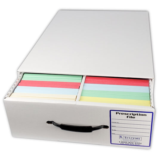 Rx Systems File Storage Drawers Pack of 4 medical supply