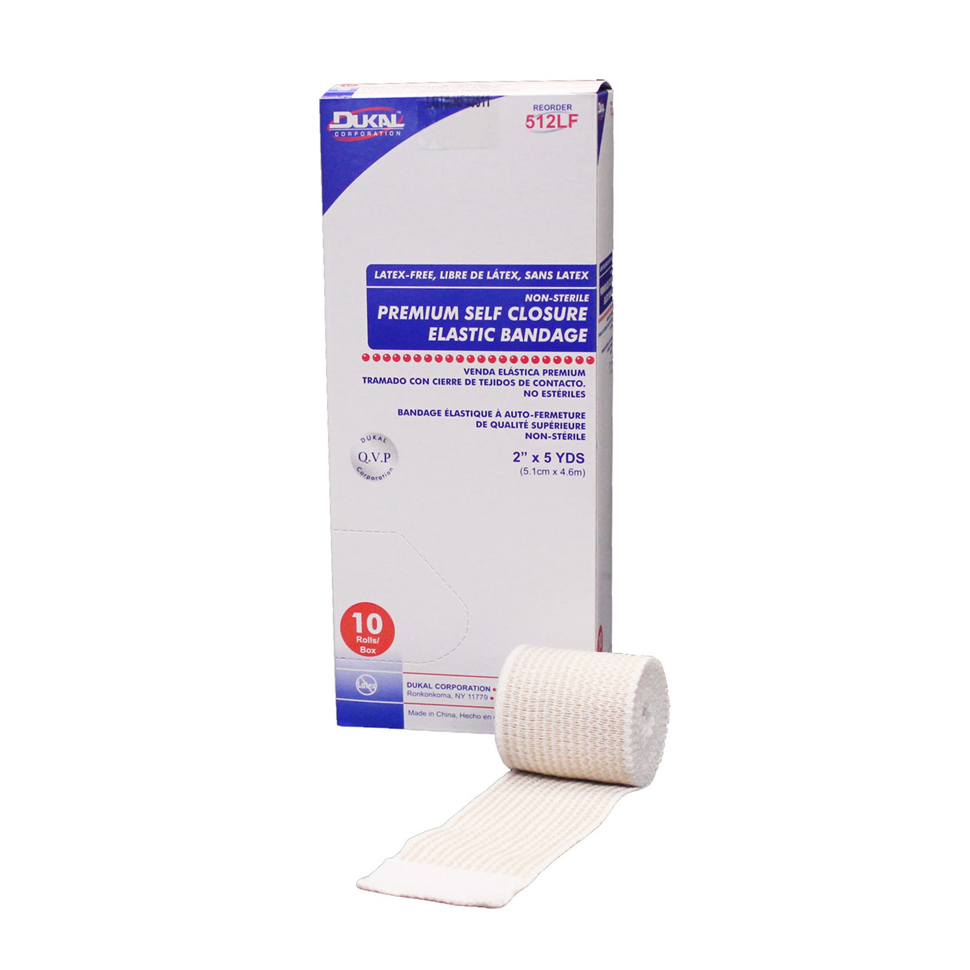 Dukal Premium Care Elastic Bandage 2 x 5 yds Case medical supply