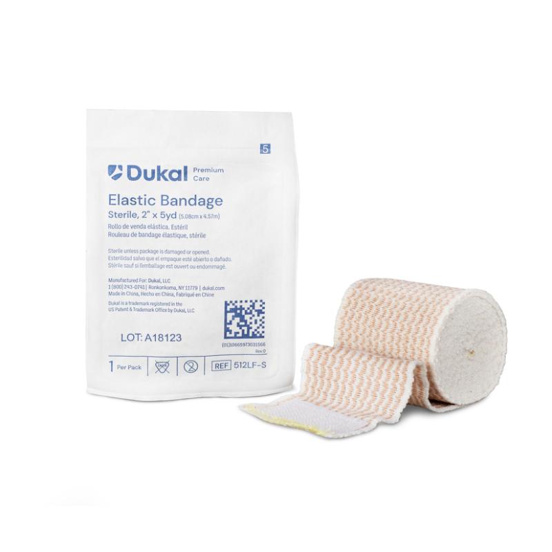 Dukal Premium Care Sterile Non-Latex Elastic Bandage 2 inch x 5 yds medical supply