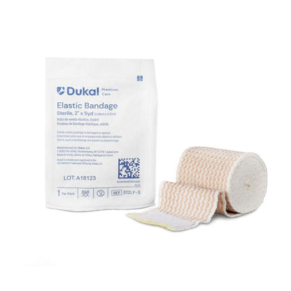 Dukal Premium Care Sterile Non-Latex Elastic Bandage 2 inch x 5 yds medical supply