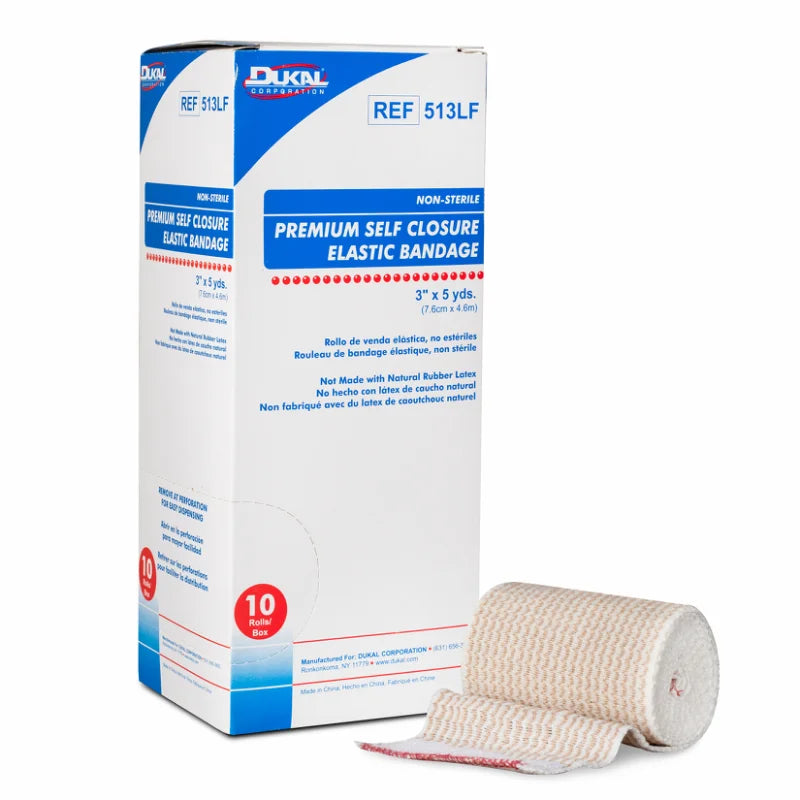 Dukal Premium Care Non-Latex Elastic Bandage 3 inch x 5 yds medical supply