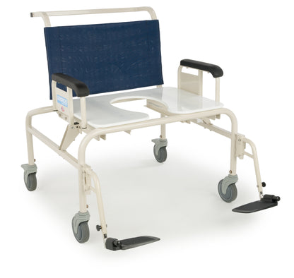 Gendron Bariatric Shower Commode Push Handle 26 in Seat 750 lbs medical supply