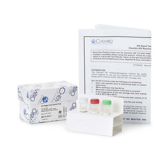 Chembio Diagnostics HIV Rapid Test Control Pack for SURE CHECK and STAT-PAK medical supply