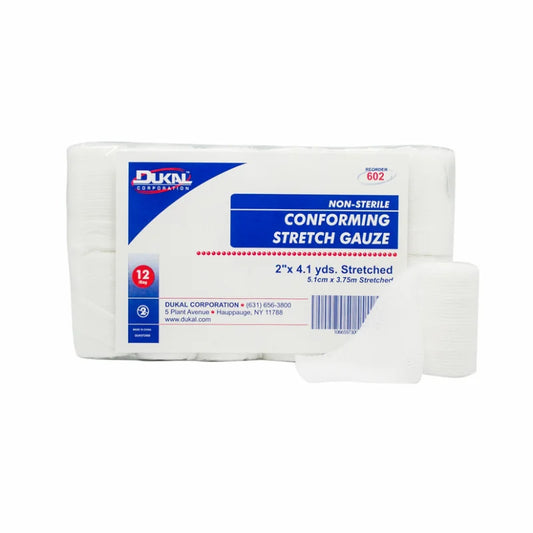 Dukal Non-Sterile Conforming Stretch Gauze 2 x 4.1 yd Case medical supply