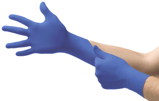Ansell Micro-Touch Nitrile Exam Gloves Medium Case medical supply