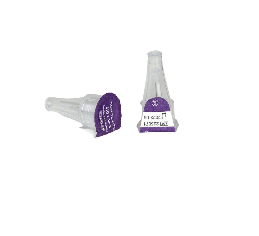 Advocate Pen Needles 31G x 5mm 3/16 Inch 100 per Box medical supply