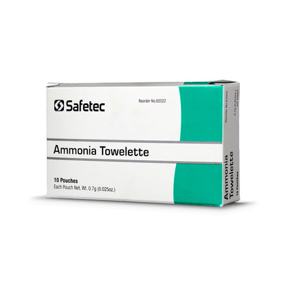 Safetec of America Ammonia Inhalant Towelettes Case medical supply