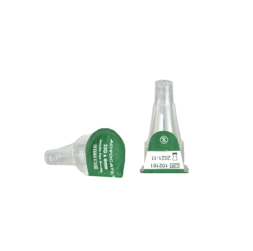 Advocate Pen Needles 33G x 4mm 5/32 Inch 100 per Box medical supply
