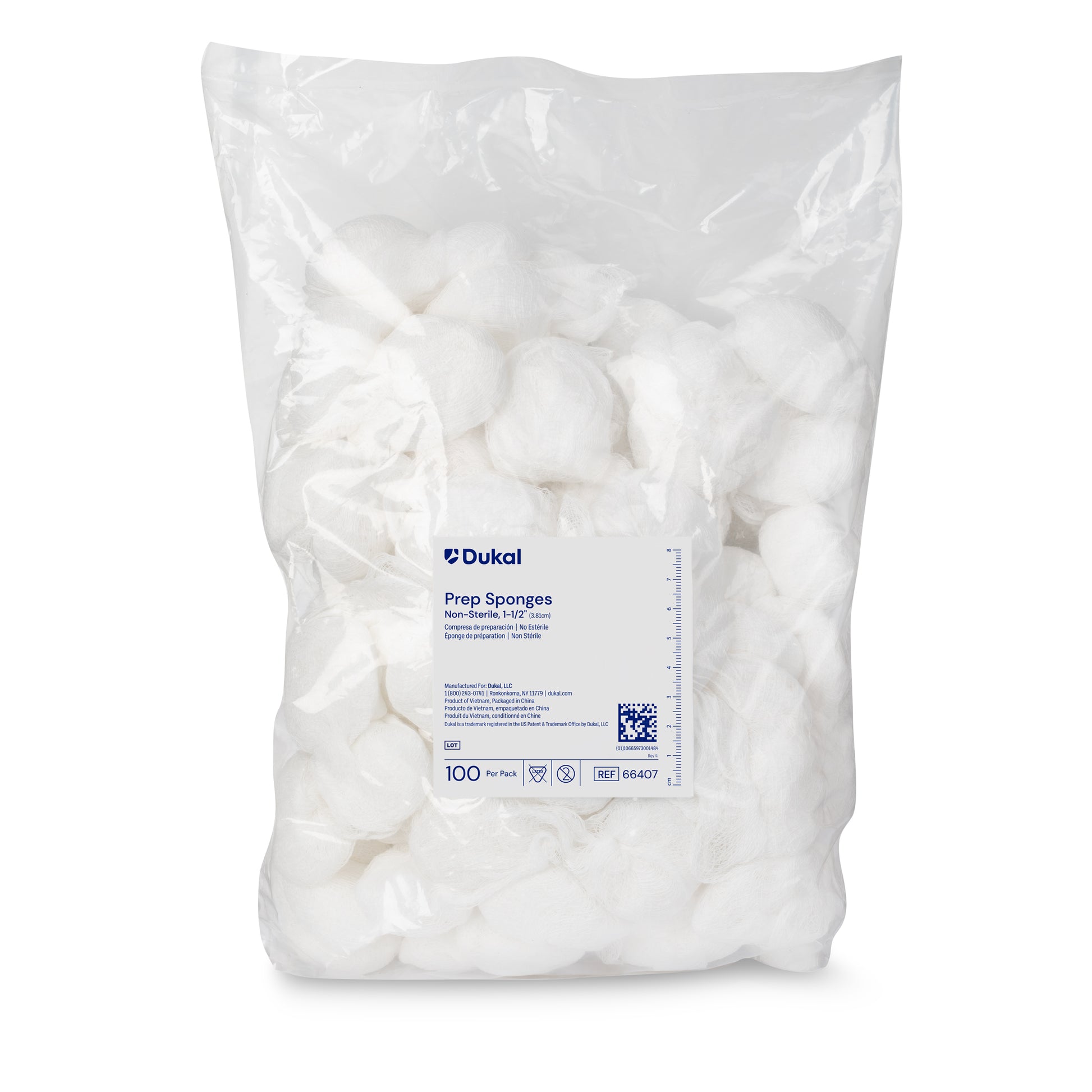 Dukal Prep Sponges 1.5 inch medical supply
