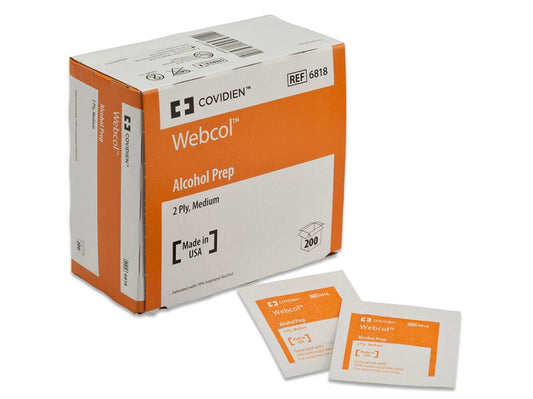 Cardinal Health Alcohol Prep Pad Medium 2-Ply Case medical supply