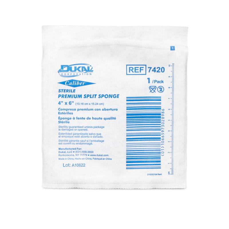 Dukal Premium Split Sponge 7420 Case medical supply