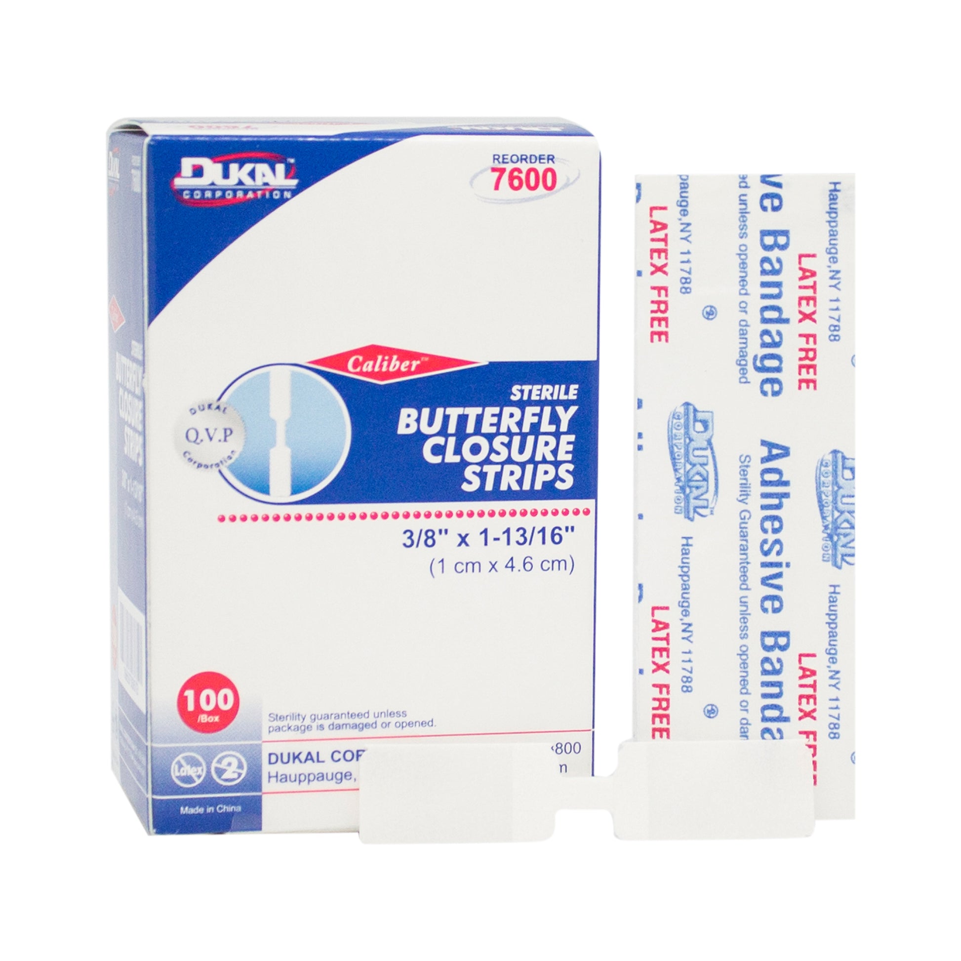 Dukal Sterile Butterfly Wound Closure Strips medical supply