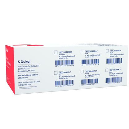 Dukal Non-Latex Cohesive Bandages 1 inch x 5 yds Assorted medical supply