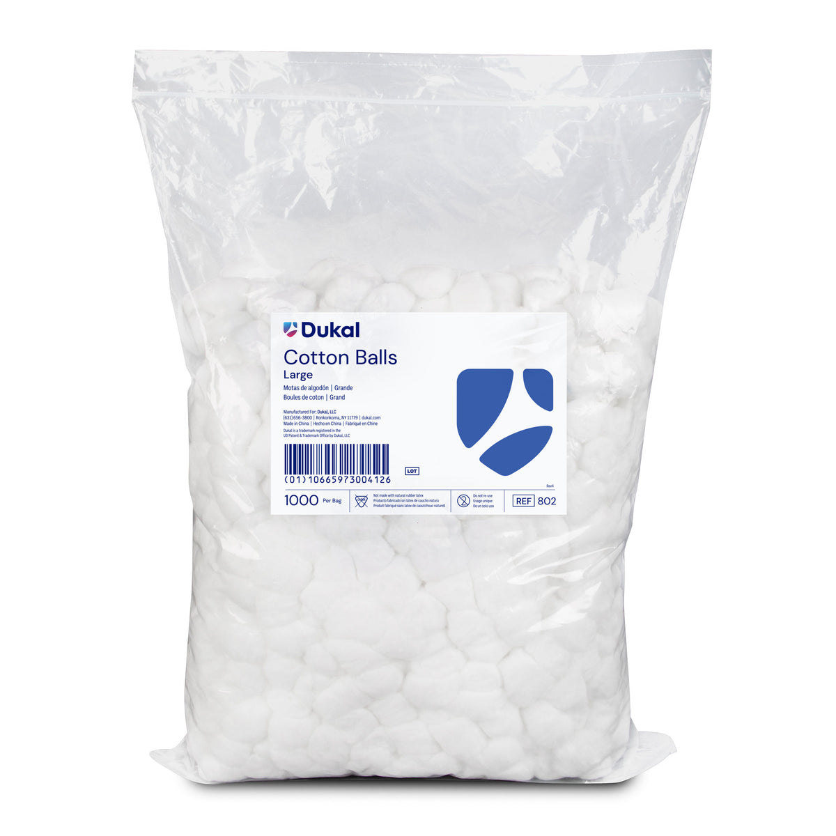 Dukal Large Cotton Balls Non-Sterile Case medical supply