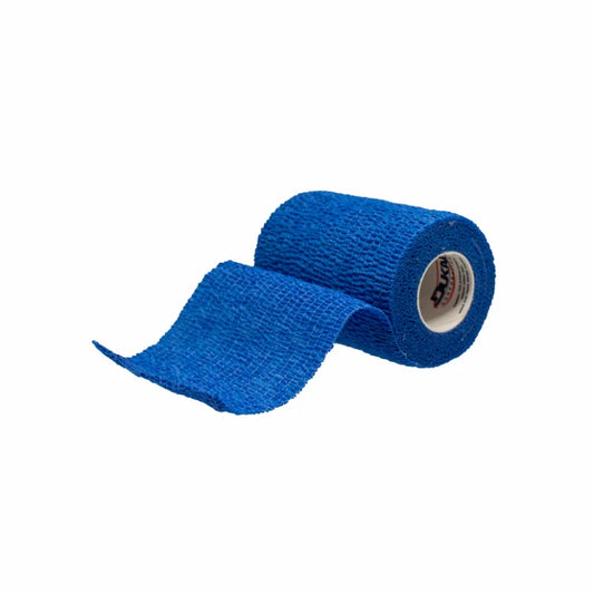 Dukal Non-Sterile Cohesive Bandage 3 x 5 yd Dark Blue Box of 24 medical supply