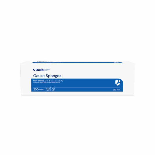 Dukal Everyday Care Non-Sterile Gauze Sponges 12-Ply 2x2 medical supply