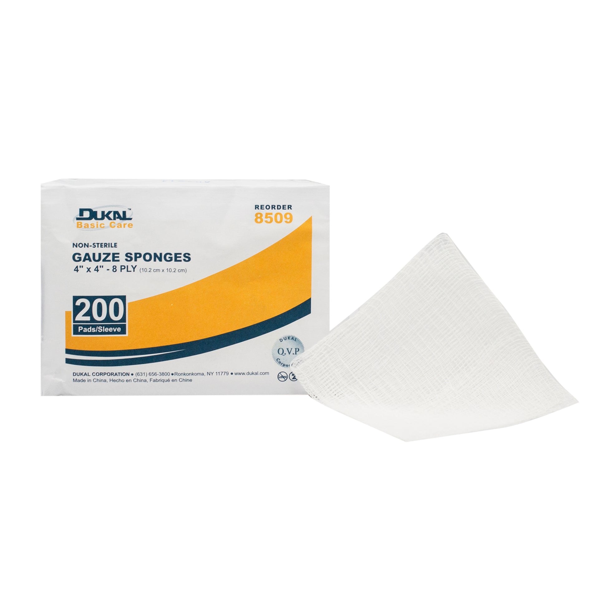 Dukal Basic Care Gauze Sponge 4 x 4 8-Ply Case medical supply