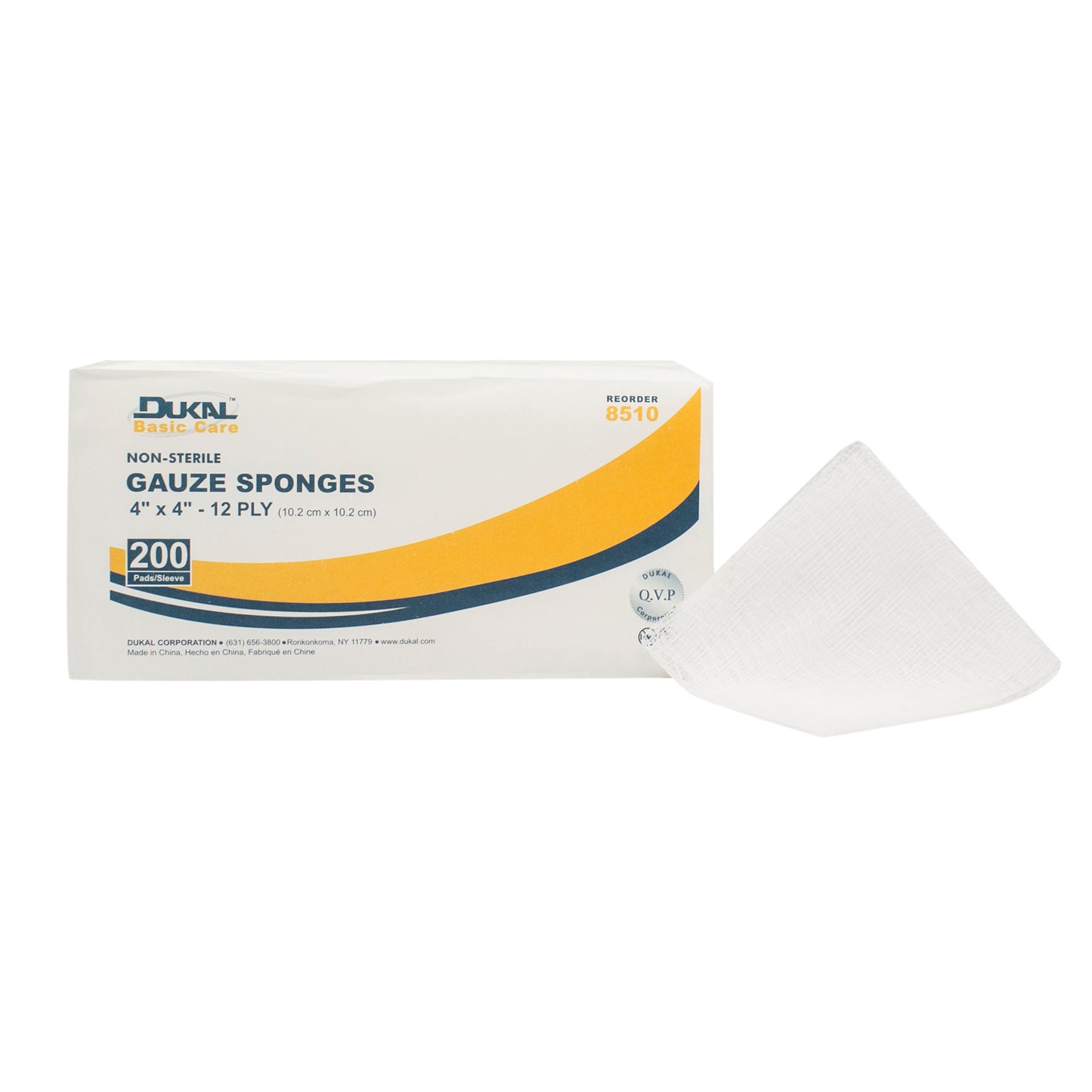 Dukal Everyday Care Non-Sterile Gauze Sponges 12-Ply 4x4 medical supply