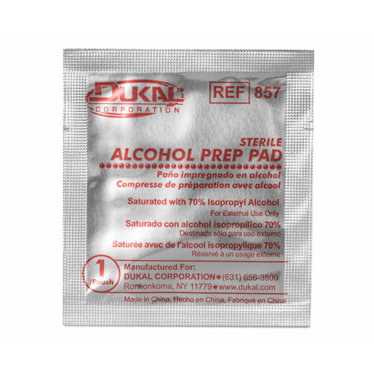 Dukal Alcohol Prep Pad Medium Case of 4000 medical supply