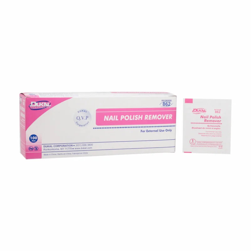 Dukal Nail Polish Remover Pad Case medical supply
