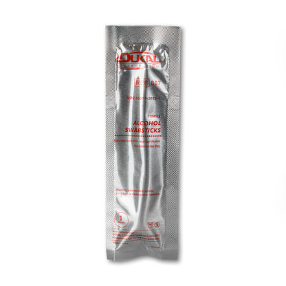 Dukal Alcohol Swabstick 1's Case of 1000 medical supply