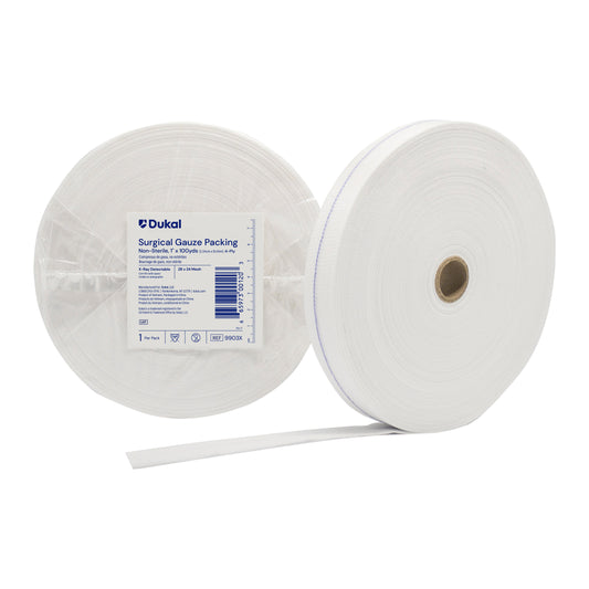 Dukal Gauze Packing Roll 4-Ply 1 inch x 100 yds medical supply