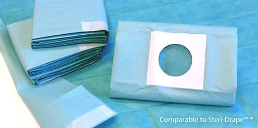 AD Surgical Universal Sterile Half Drape with Tape 44 x 60 10 pcs medical supply