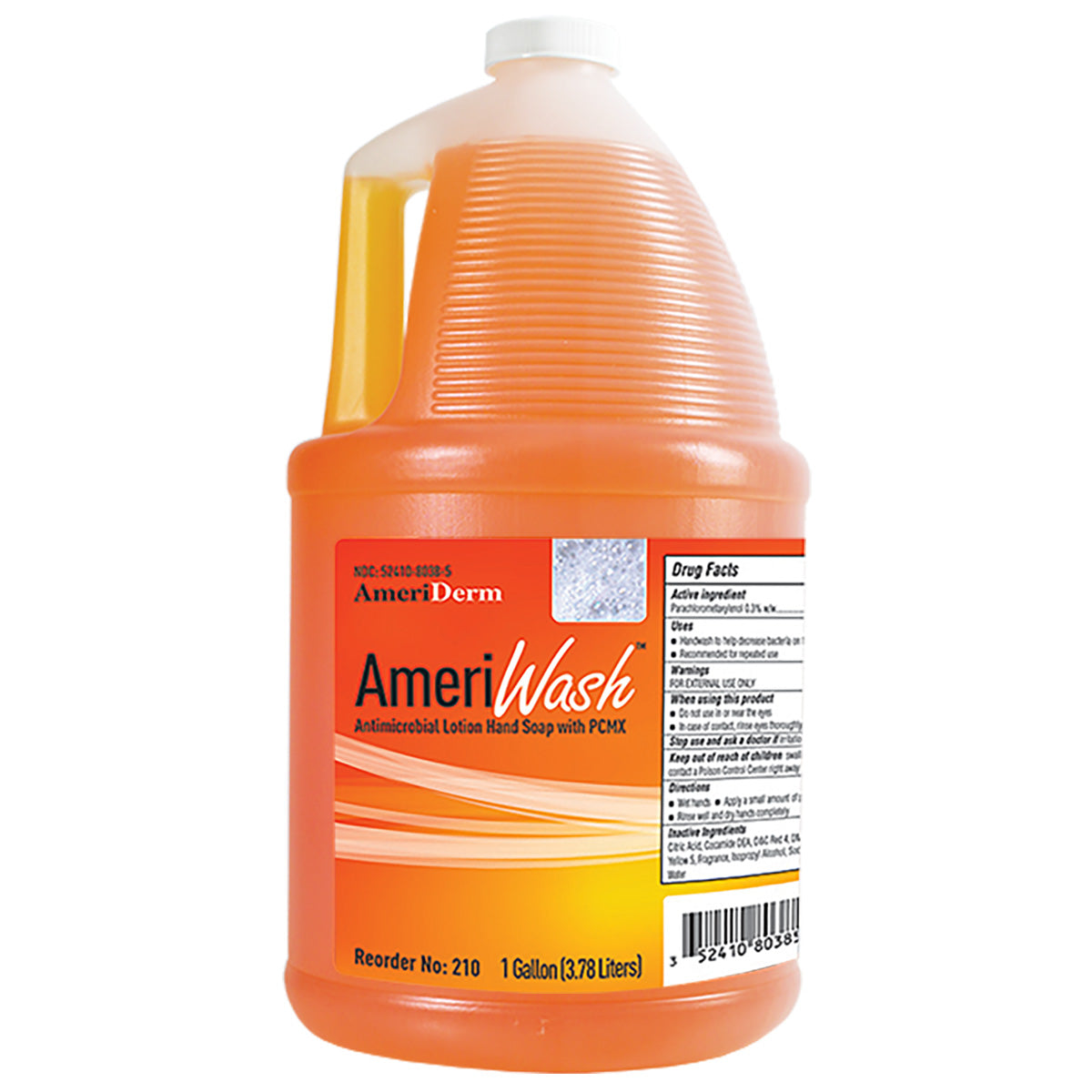 AmeriDerm AmeriWash Antimicrobial Soap 1 Gallon 4 Case medical supply