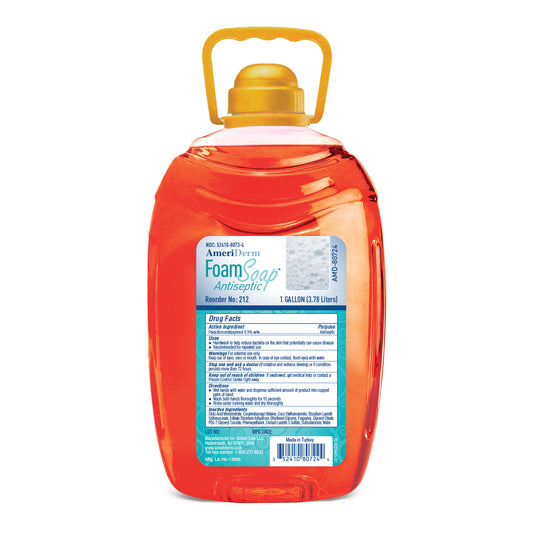 AmeriDerm Anti-Microbial Foam Soap 1 Gallon 4 Case medical supply