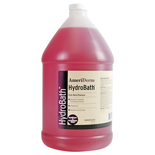 AmeriDerm HydroBath Body Wash & Shampoo 1 Gallon Case of 4 medical supply