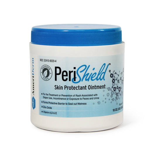AmeriDerm PeriShield Barrier Ointment 16 oz Jars Case of 24 medical supply