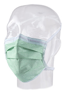 Aspen Surgical Precept ASTM Level 1 Surgical Mask Green Case medical supply