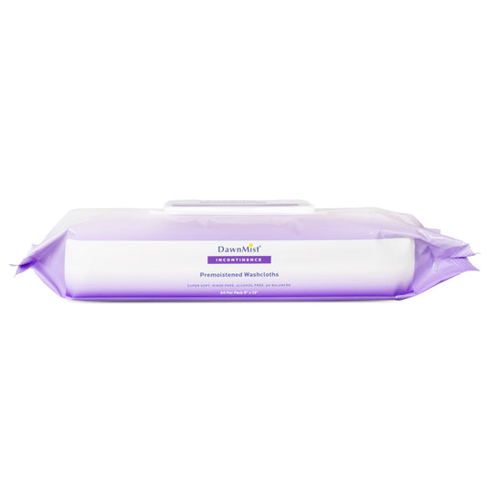 Dawn Mist Premoistened Washcloth 9in x 13in Case medical supply