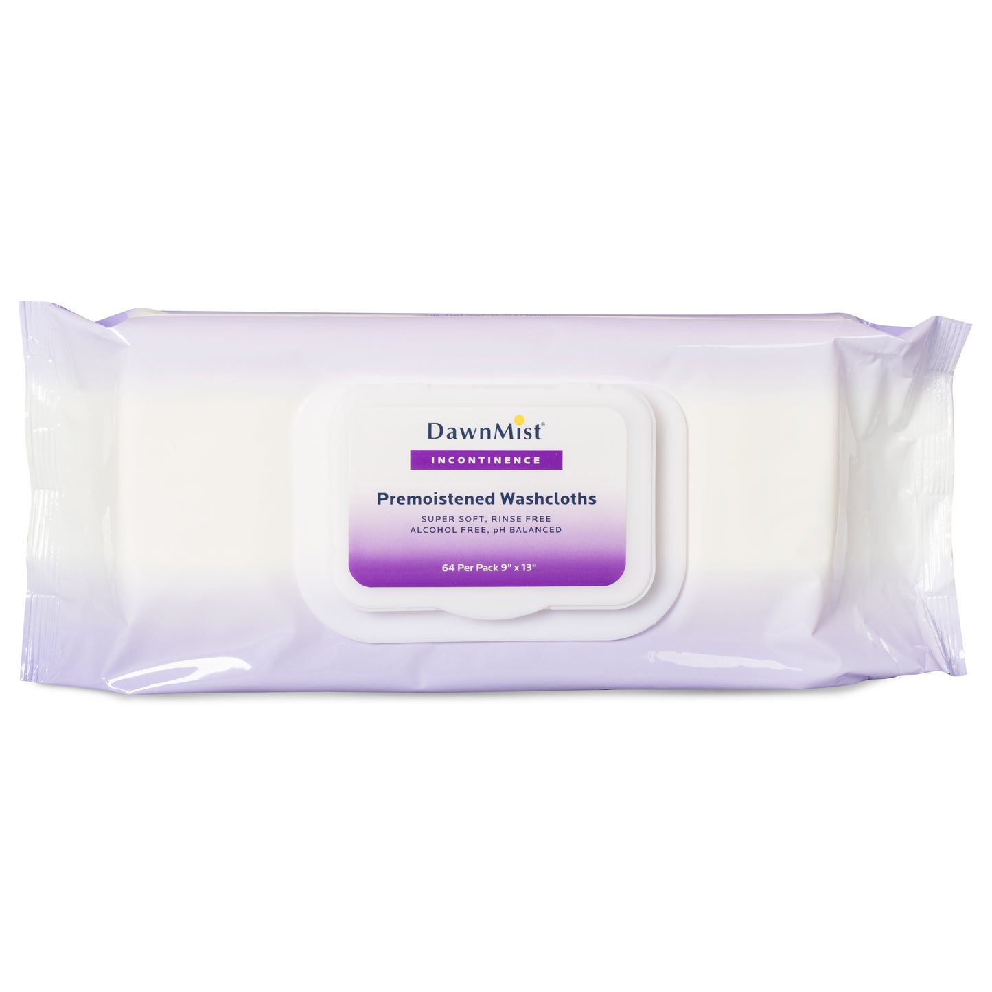 Dawn Mist Premoistened Washcloth 9in x 13in Case medical supply