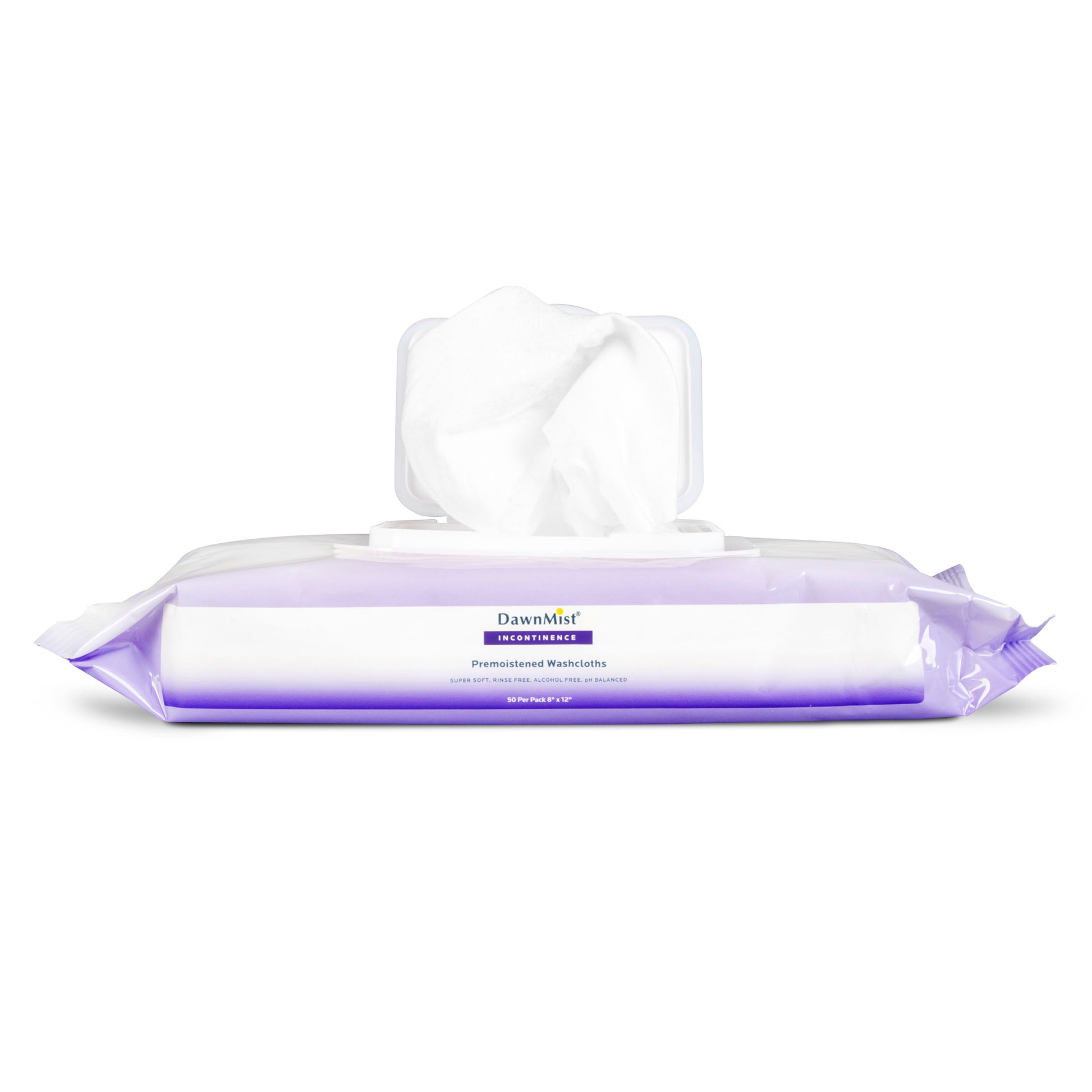 Dawn Mist Pre-Moistened Washcloth Soft Pack 8in x 12in Case medical supply
