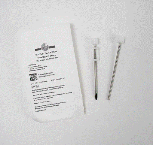 Trocar Supplies 3.5mm Stainless Steel Disposable Trocar Long Shaft medical supply