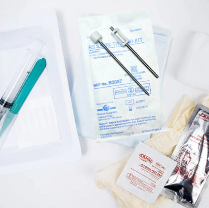 Trocar Supplies 3.5mm Disposable Blunt Tip Trocar Combo Kit Case of 20 medical supply