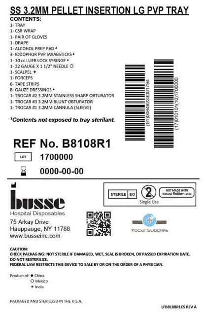 Trocar Supplies 3.2mm Stainless Steel Sharp Trocar Kit Antiseptic Large Gloves medical supply
