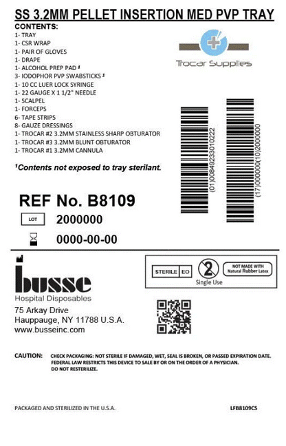 Trocar Supplies 3.2mm Stainless Steel Sharp Trocar Kit Antiseptic Medium Glove medical supply